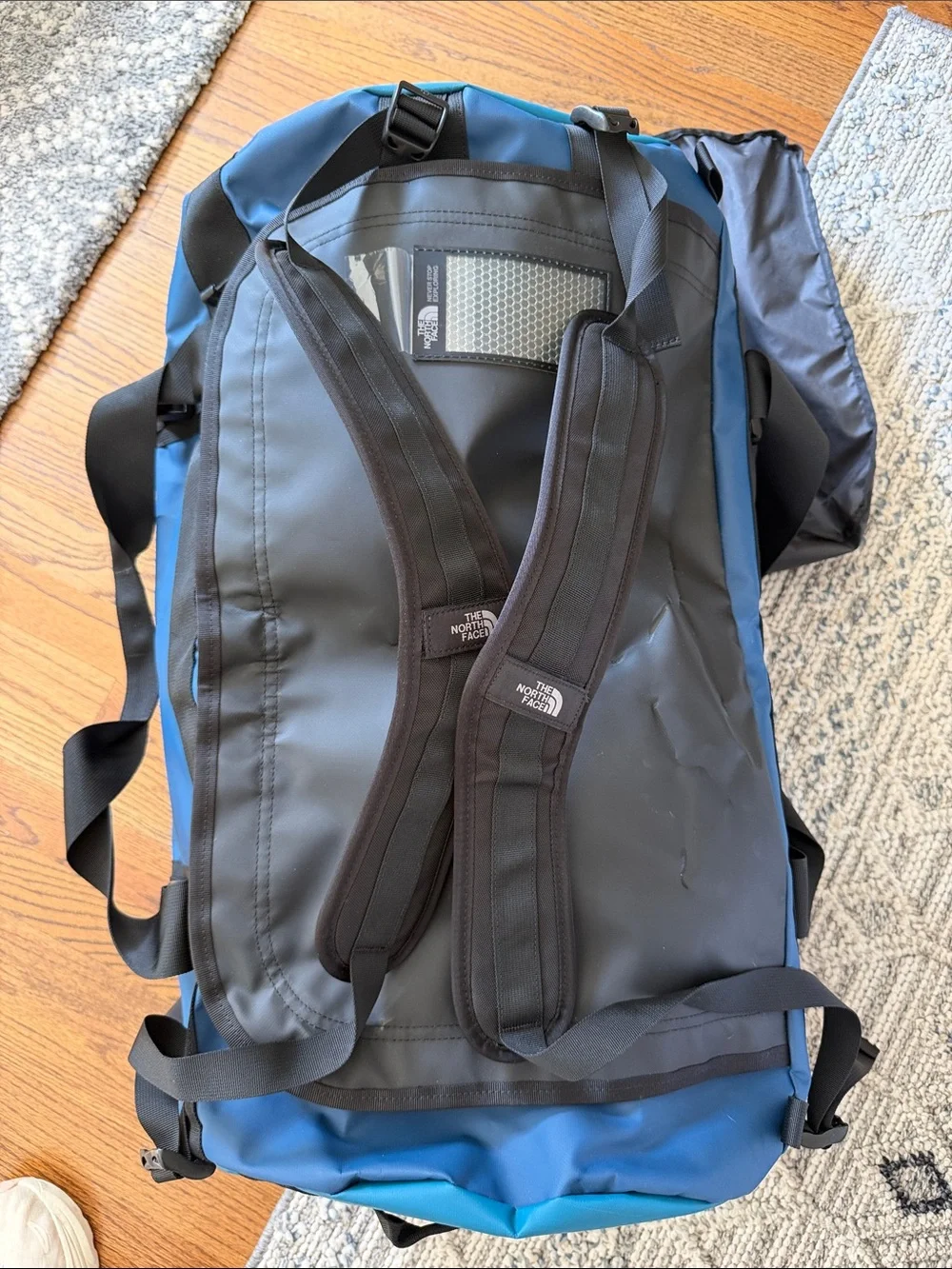 The North Face Golden State Duffel - Black with Blue Accents